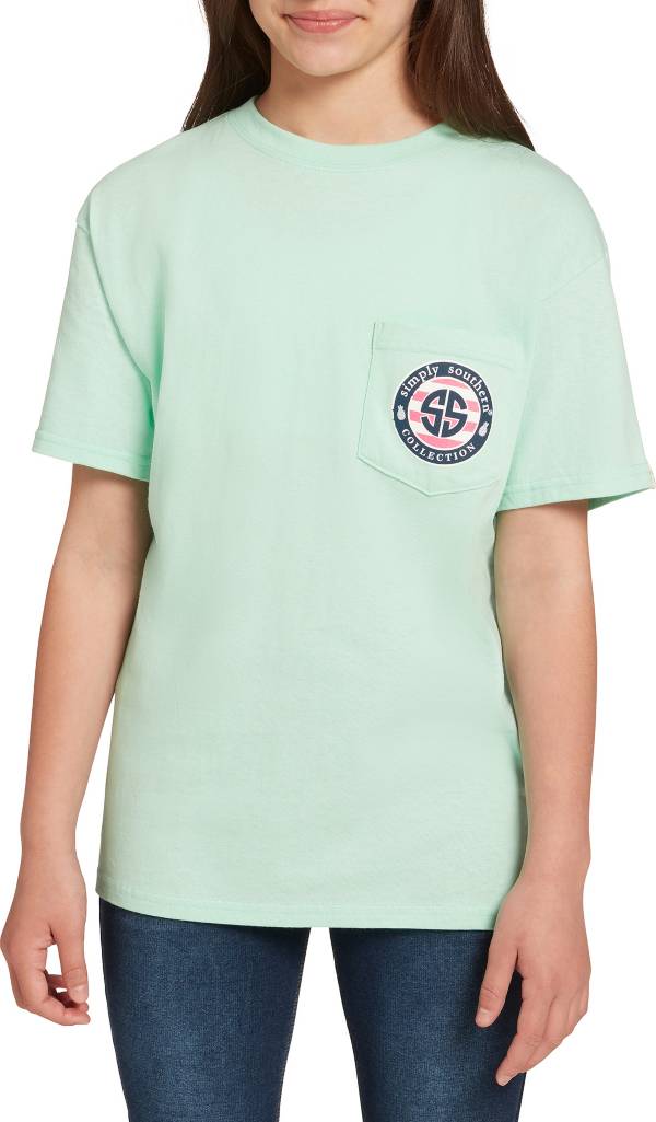 Simply Southern Girls' Short Sleeve Florapine T-Shirt product image