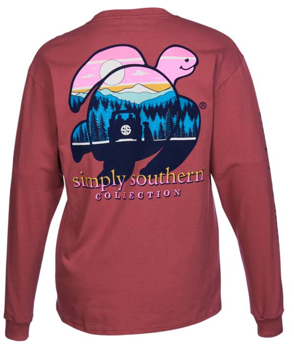 Simply Southern Women's Save Mountain Long Sleeve T-Shirt