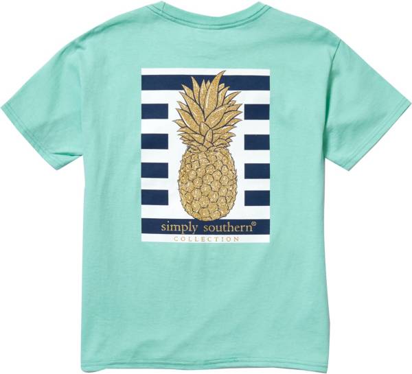 Simply Southern Women's Pineapple Short Sleeve T-Shirt