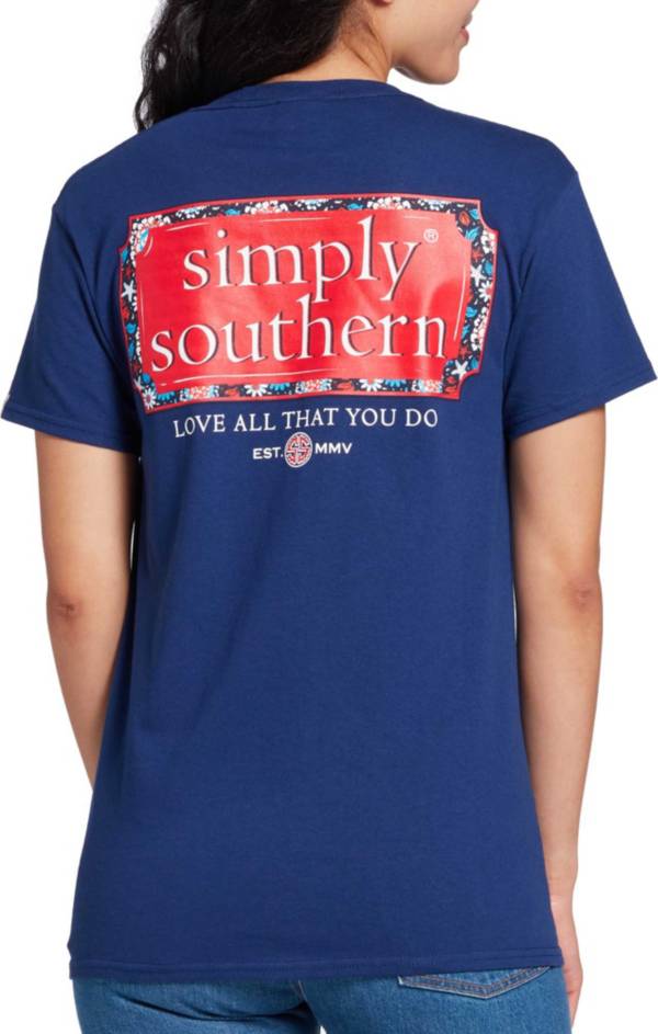 Simply Southern Women's Merica Logo Short Sleeve Graphic T-Shirt product image