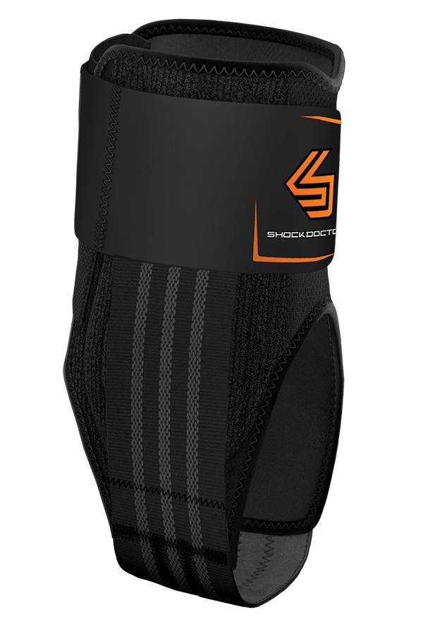 Shock Doctor Laceless Cleat Ankle Brace with Stirrup Stays and Straps ...