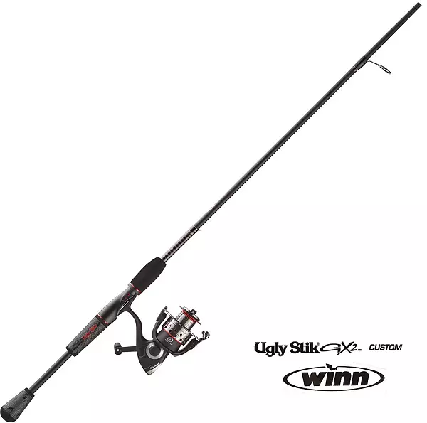 Ugly Stik 7' Catfish Spinning Fishing Rod and Reel Catfish Combo,Outdoor  Sports