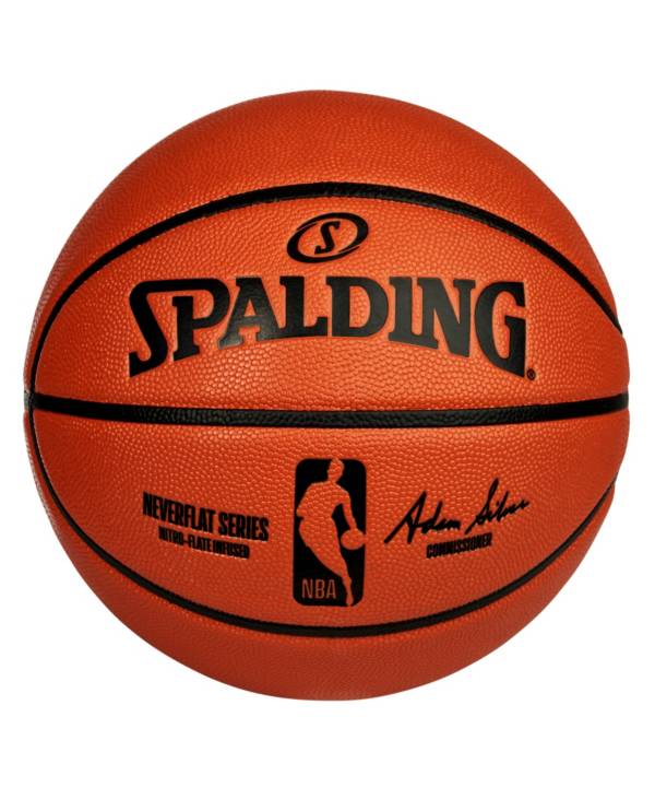 Spalding NEVERFLAT NBA Replica Basketball (28.5”)