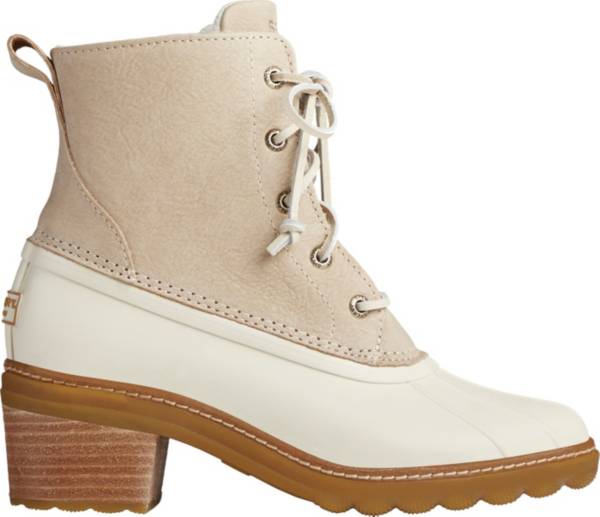women's saltwater heel leather duck boot