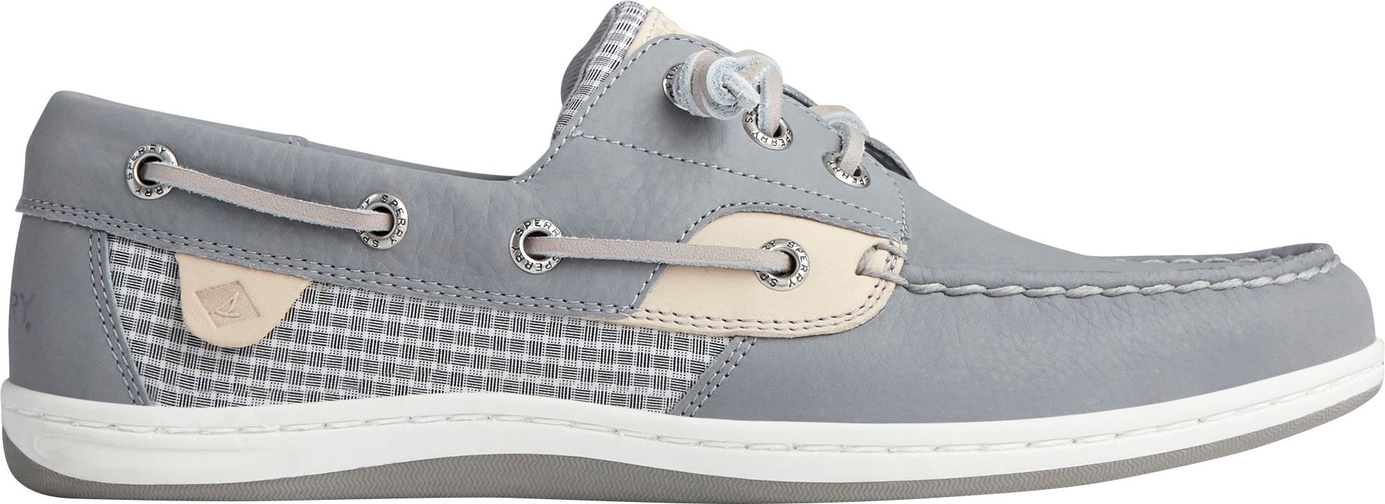 gray womens sperry boat shoes