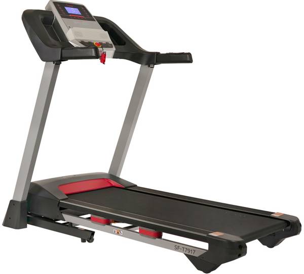 Sunny Health & Fitness Premium Treadmill with Auto Incline, Dedicated Speed  Buttons, Double Deck Technology, Digital Performance Display, BMI