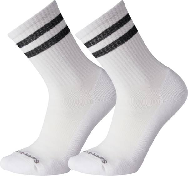 Smartwool Athletic Light Elite Stripe Crew 2 Pack Socks