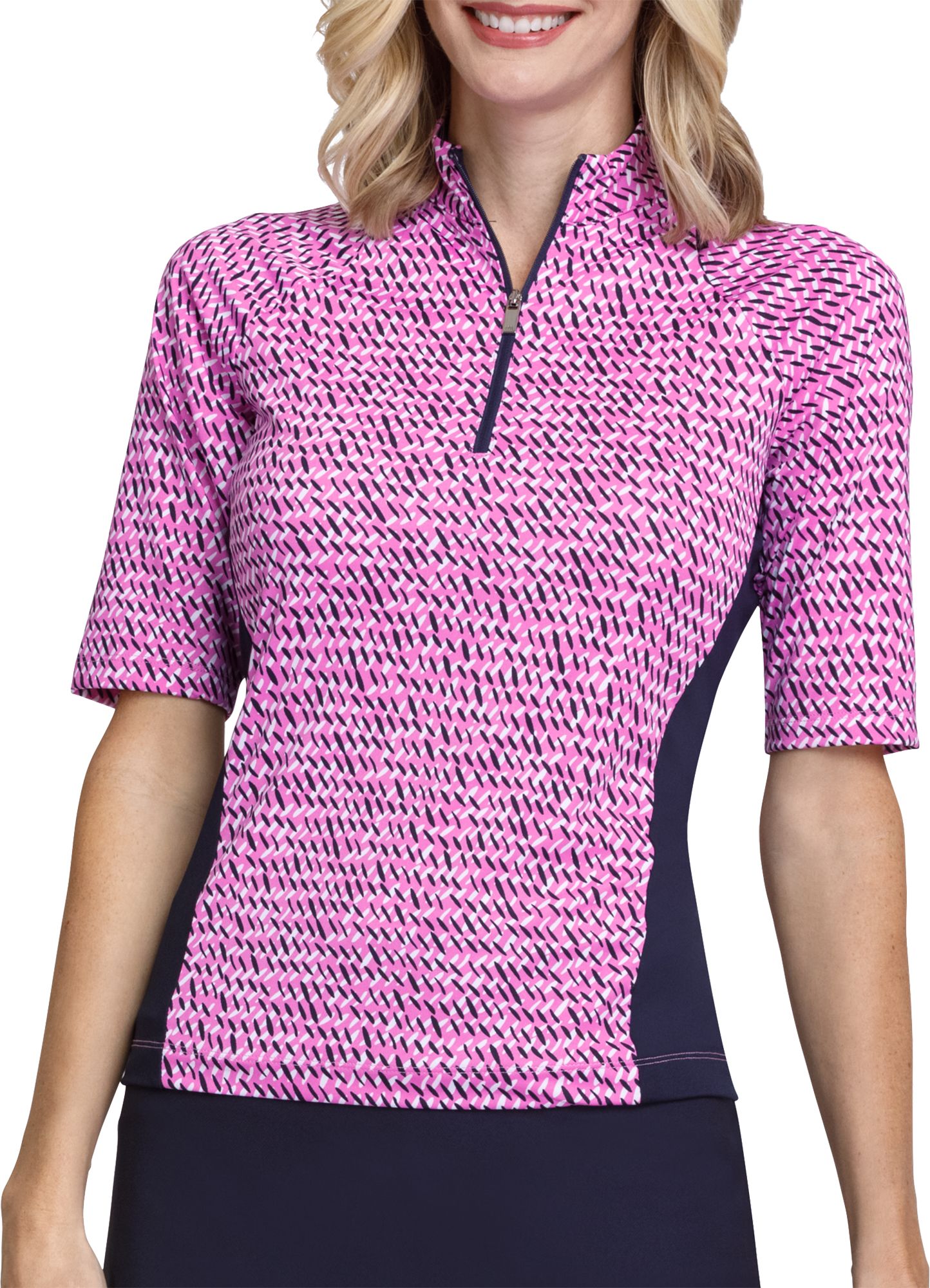 mock collar golf shirt