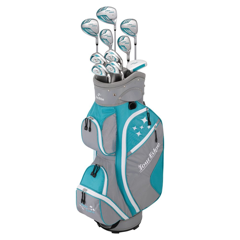 Turquoise/White with Stand Bag