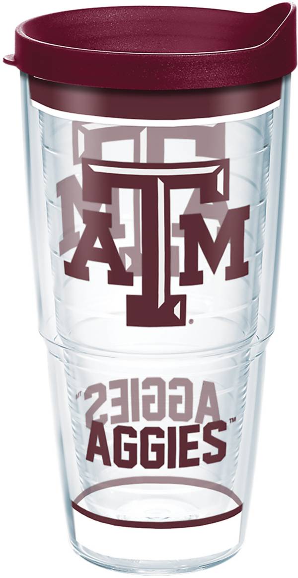 Texas A&M Aggies - All Over, 24 oz Tumbler, Maroon