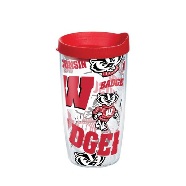 Tervis Wisconsin Badgers  16 oz. All Over Tumbler product image