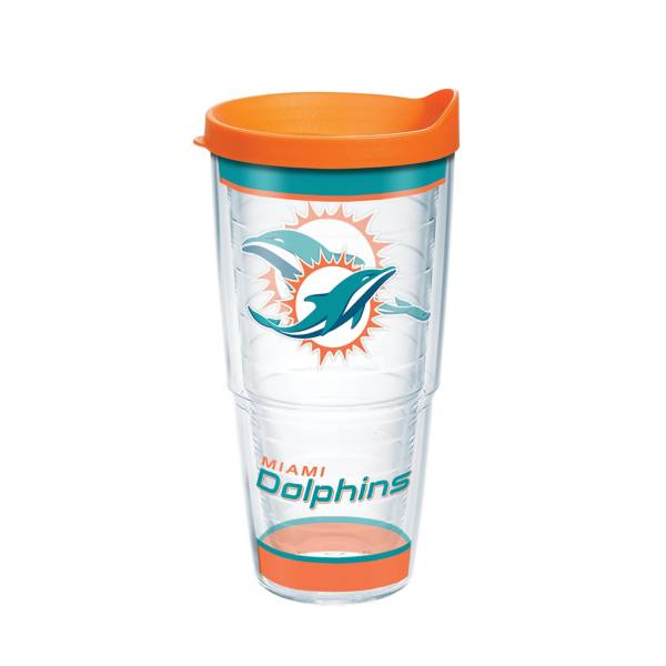 Miami Dolphins 20 oz Plastic Cups 24 Count for 24 Guests 