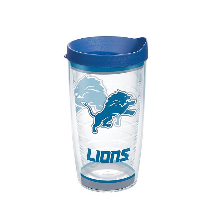 Logo Brands Detroit Lions 16-fl oz Stainless Steel Team Color Cup Set of: 1  in the Drinkware department at