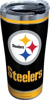 Steelers tumbler 16 Oz stainless steel vacuum sealed tumbler NWT NFL  official