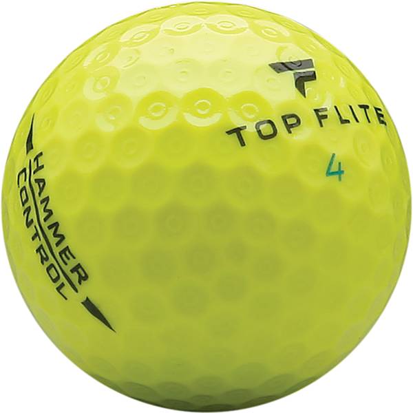 Onbeleefd optocht vezel Top Flite 2020 Hammer Control Yellow Golf Balls – 15 Pack | Golf Galaxy