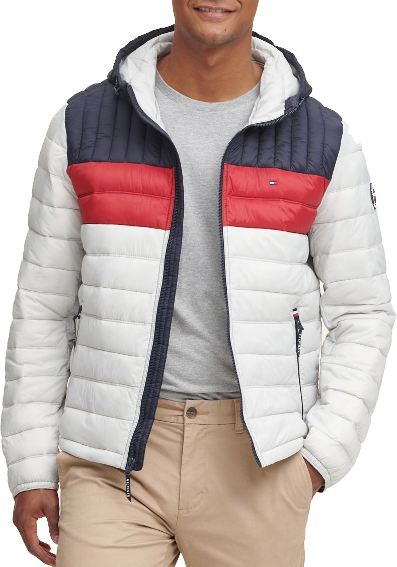 tommy hilfiger lightweight puffer jacket