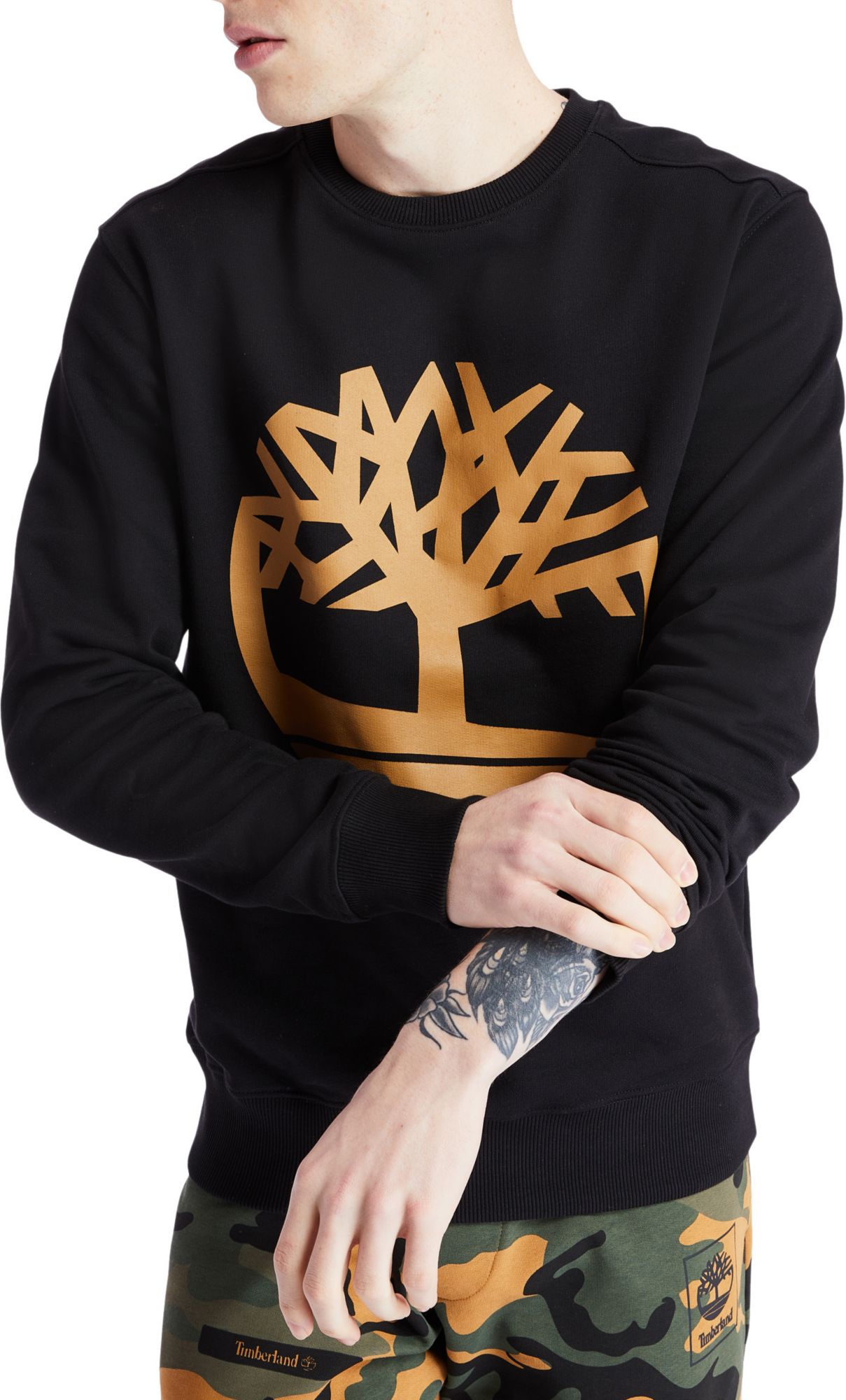 timberland tree logo hoodie