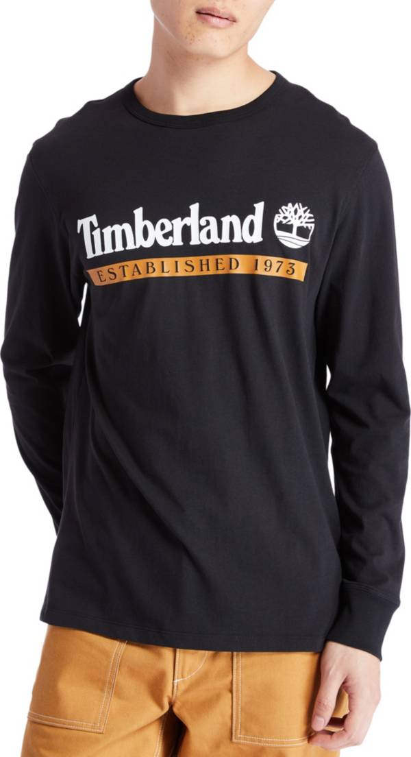 Timberland Men's Established 1973 Long Sleeve T-Shirt ...