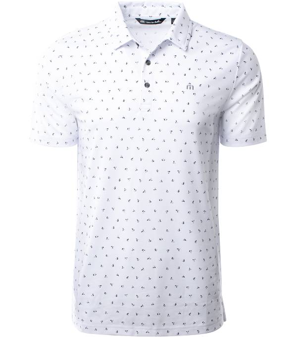 TravisMathew Men's Right To Party Golf Polo