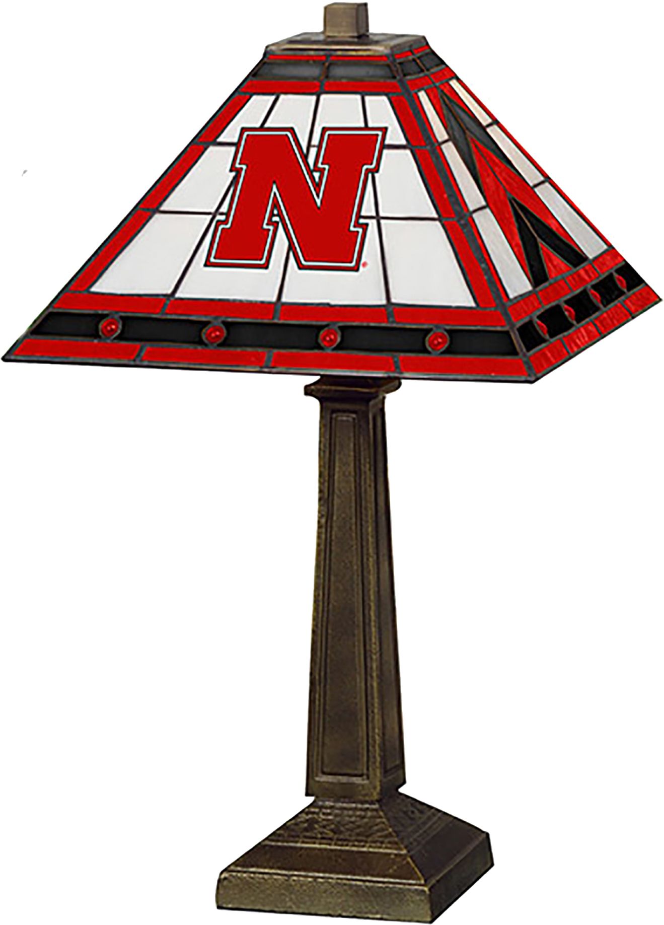 Memory Company Nebraska Cornhuskers Tiffany Table Lamp