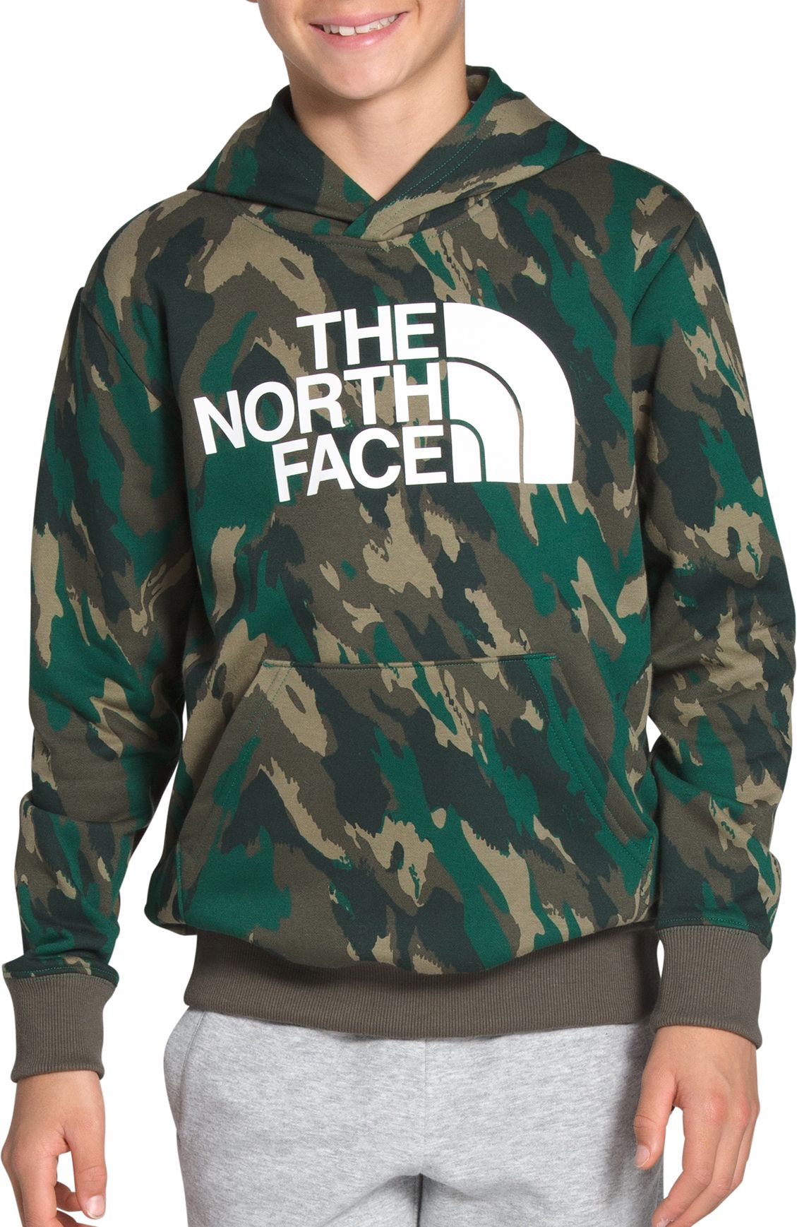 the north face camo hoodie