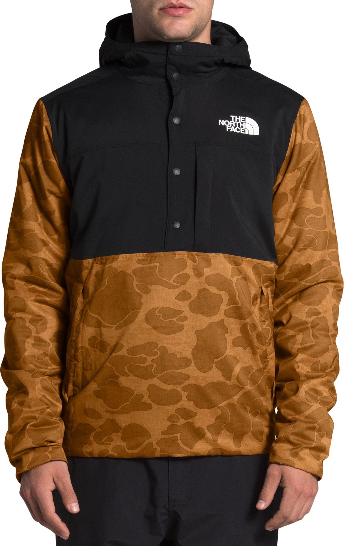 north face men's pullover jacket