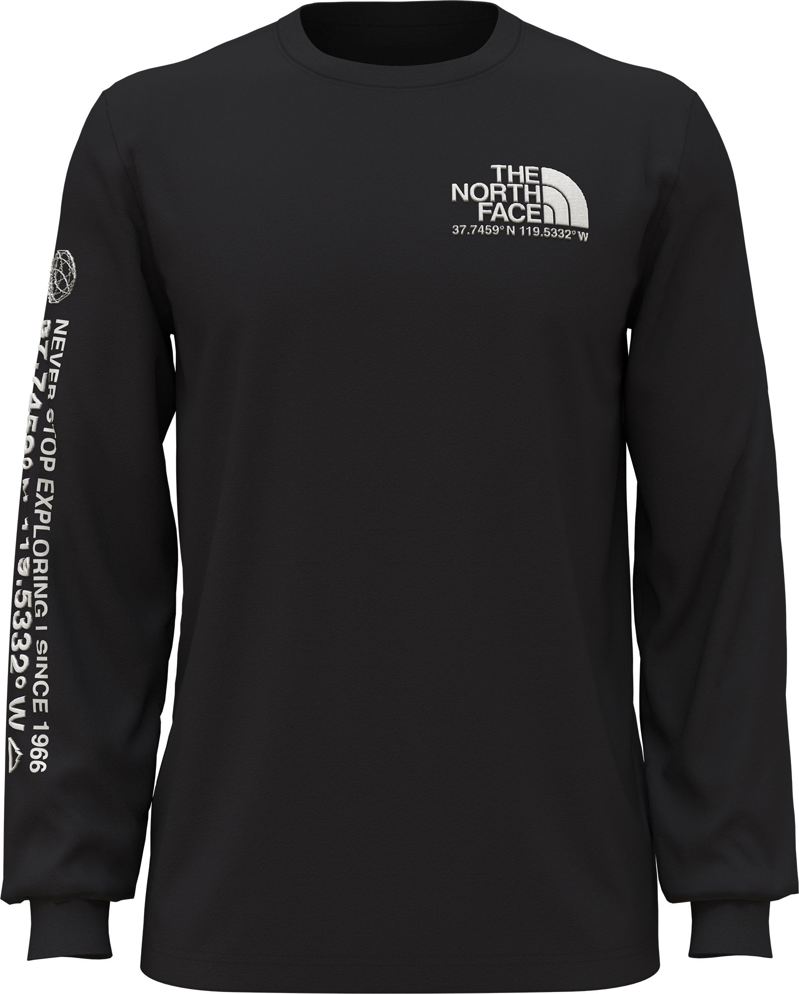 the north face men's crew long sleeve shirt