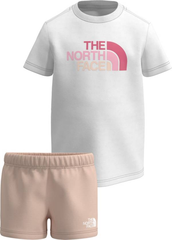 The North Face Toddler Girls' Cotton Summer T-Shirt and Shorts 2-Piece Set product image