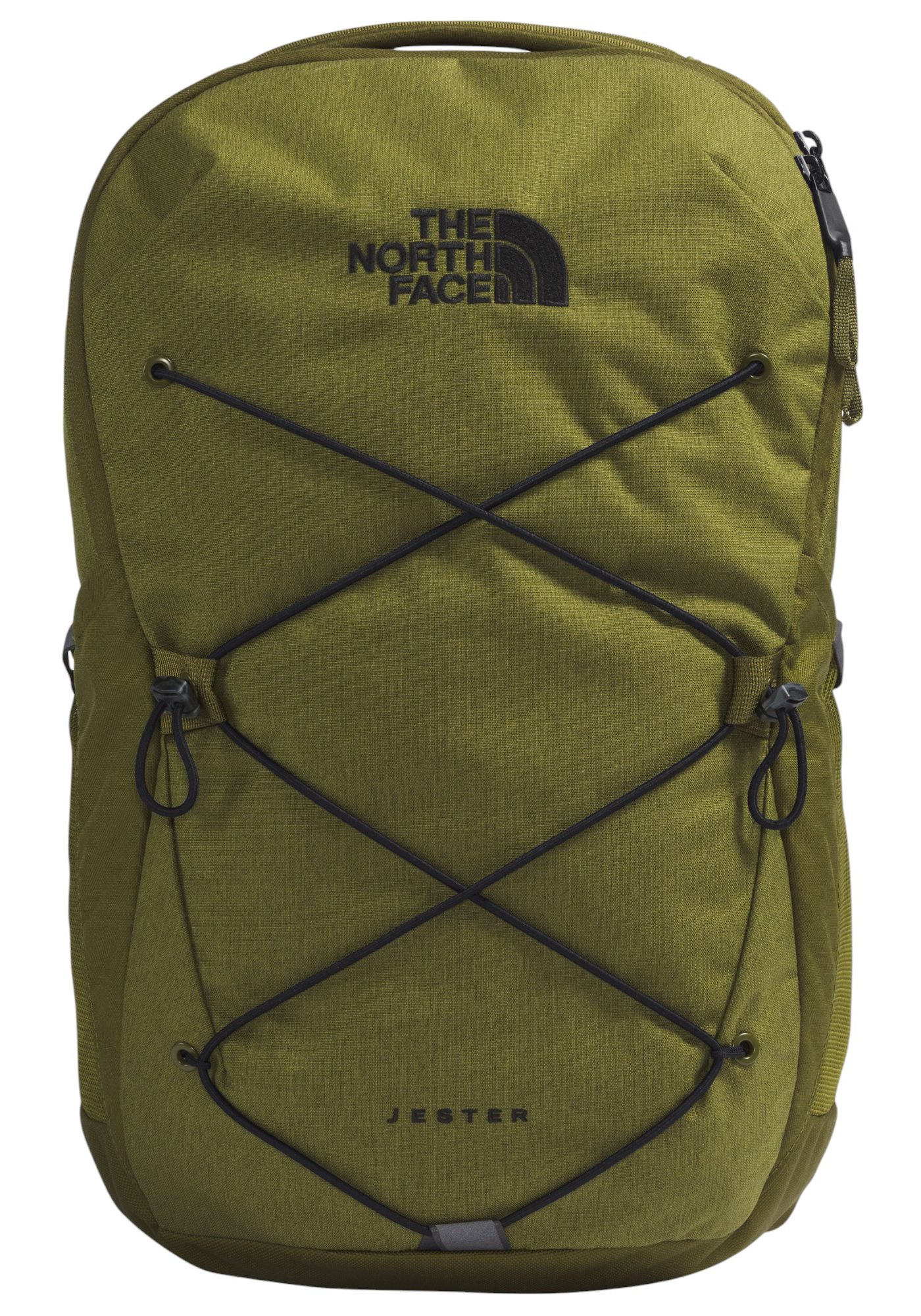 The North Face Jester Backpack Forest Olive Light Heather TNF Black