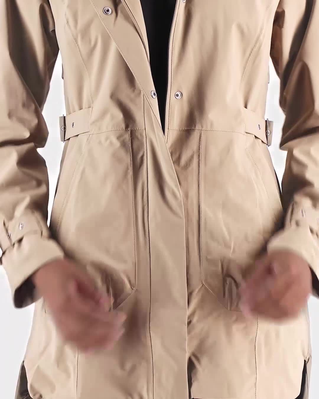 the north face women's city breeze trench rain jacket