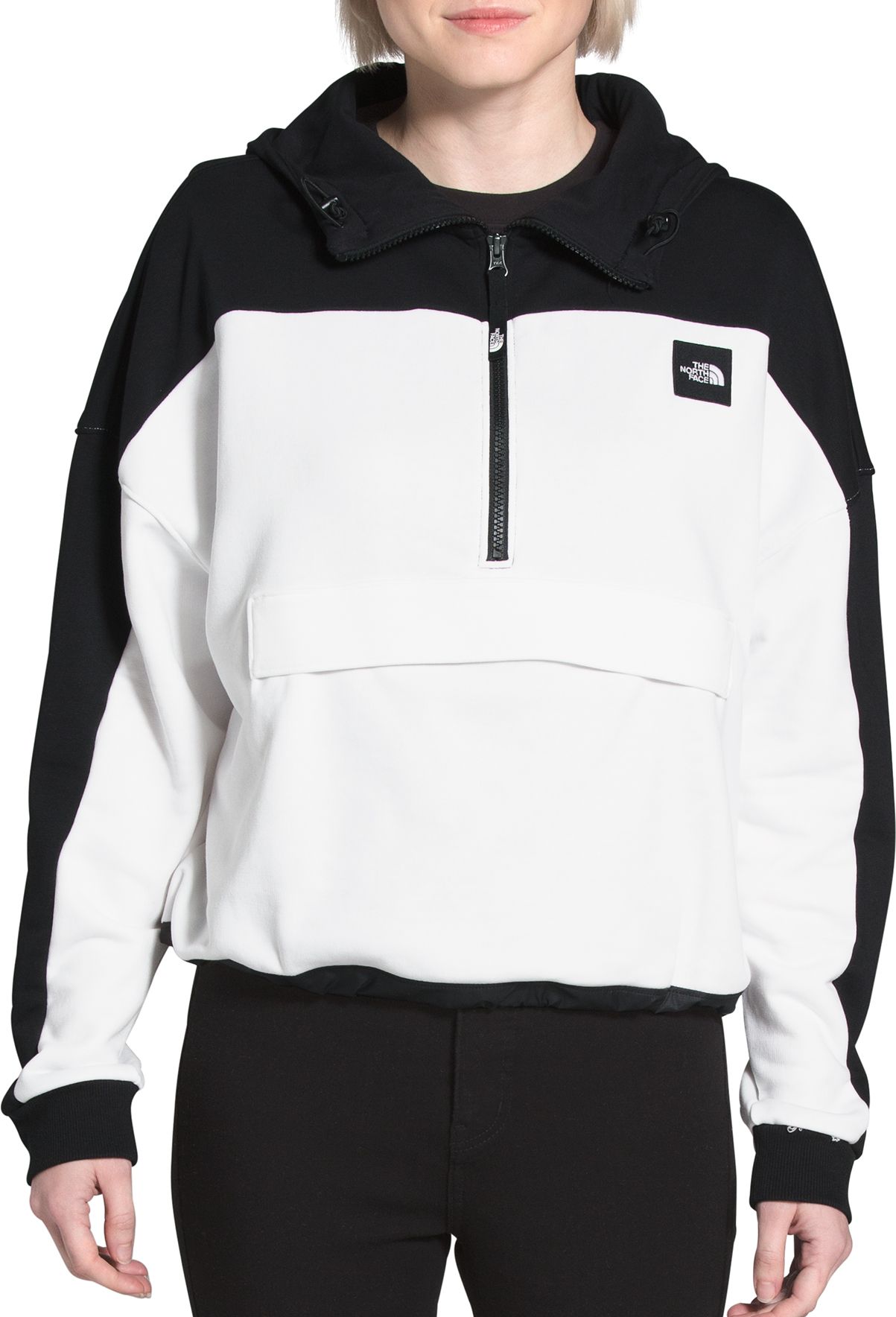 the north face black zip up hoodie