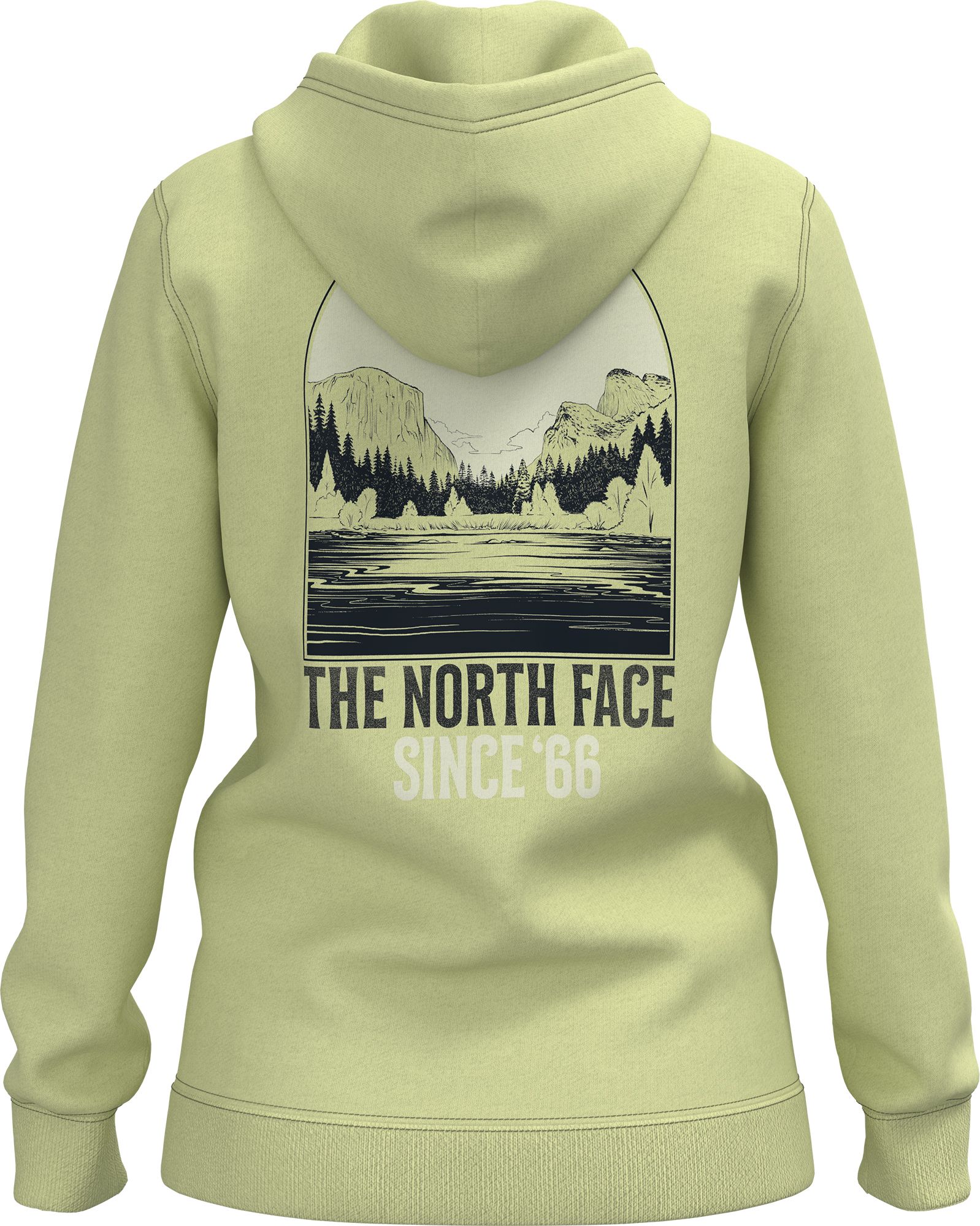 lime green north face hoodie