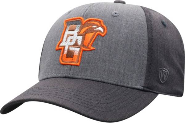 Top of the World Men's Bowling Green Falcons Grey Powertrip 1Fit Flex Hat