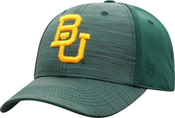 Top of the World Men's Baylor Bears Green Intrude 1Fit Flex Hat