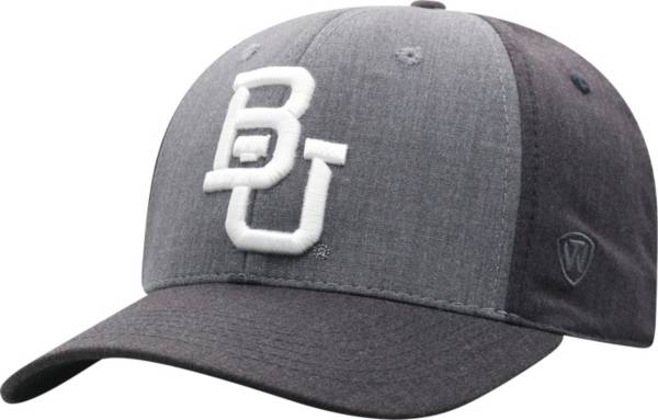 Top of the World Men's Baylor Bears Grey Powertrip 1Fit Flex Hat