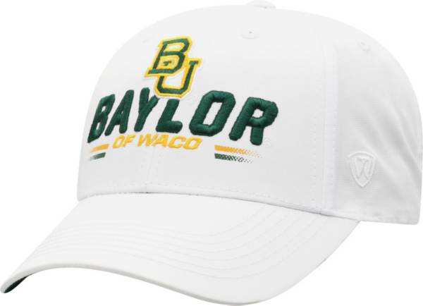 Top of the World Men's Baylor Bears Centralize Aura Adjustable White Hat