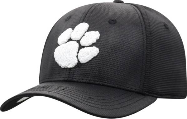 Top of the World Men's Clemson Tigers Progo 1Fit Flex Black Hat