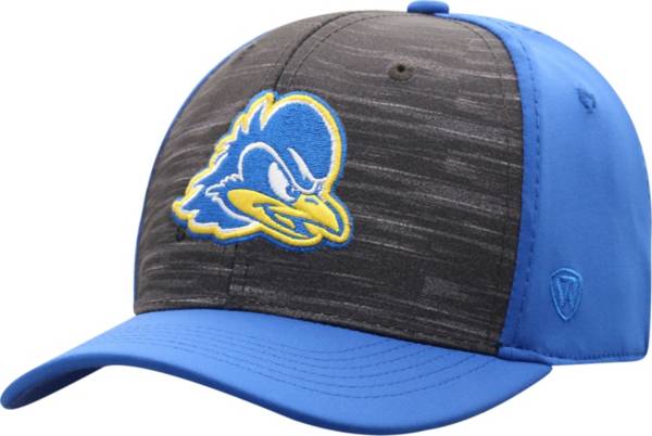 Top of the World Men's Delaware Fightin' Blue Hens Grey/Blue Pepper 1Fit Flex Hat