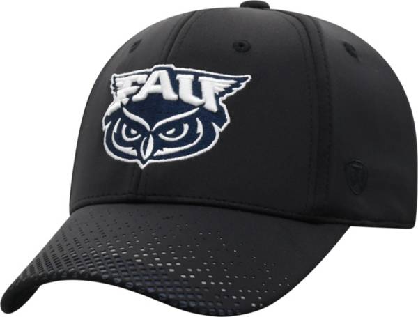 Top of the World Men's Florida Atlantic Owls Lumens 1Fit Flex Black Hat