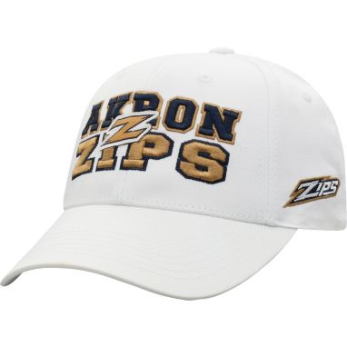 sorry, Top of the World Men's Akron Zips Teamwork Adjustable White Hat is currently out of stock