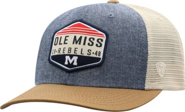 Top of the World Men's Ole Miss Rebels Grey Wild Adjustable Hat