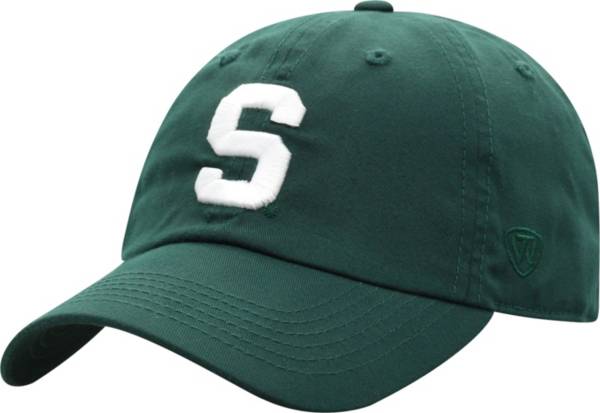 Top of the World Men's Michigan State Spartans Green Staple Adjustable Hat