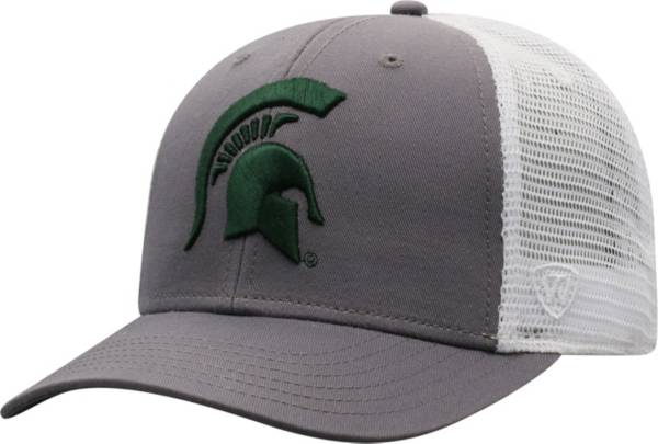 Top of the World Men's Michigan Wolverines Grey/White BB Two-Tone Adjustable Hat