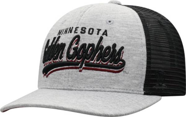 Top of the World Men's Minnesota Golden Gophers Grey/Black Cutter Adjustable Hat