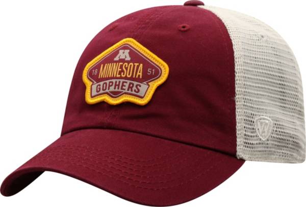 Top of the World Men's Minnesota Golden Gophers Maroon/Khaki Nitty Adjustable Hat