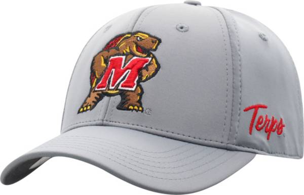 Top of the World Men's Maryland Terrapins Grey Phenom 1Fit Flex Hat