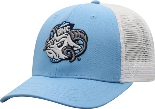 Top of the World Men's North Carolina Tar Heels Carolina Blue/White BB Two-Tone Adjustable Hat