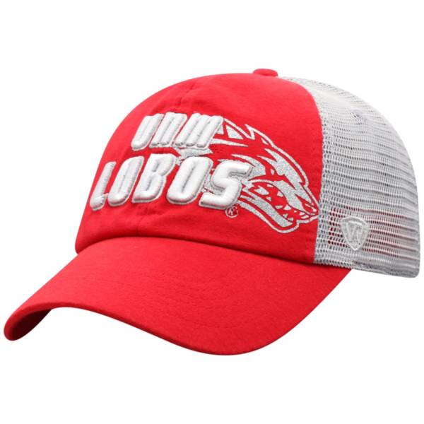 Top of the World Women's New Mexico Lobos Cherry Glitter Cheer Adjustable Hat