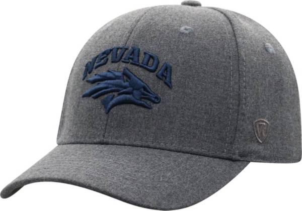 Top of the World Men's Nevada Wolf Pack Grey Alpha 1Fit FlexFit Hat