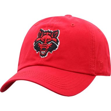 sorry, Top of the World Men's Arkansas State Red Wolves Scarlet Crew Washed Cotton Adjustable Hat is currently out of stock